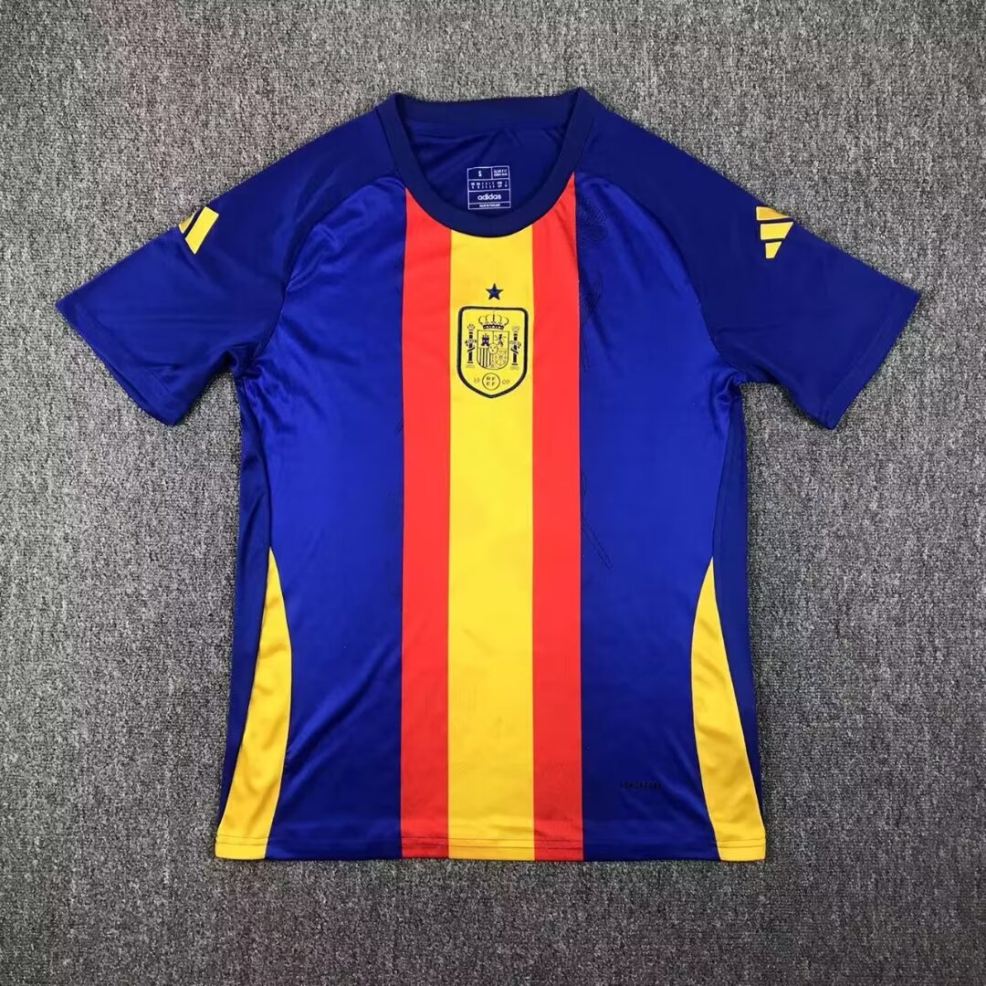 AAA Quality Spain 24/25 Blue/Red/Yellow Training Jersey